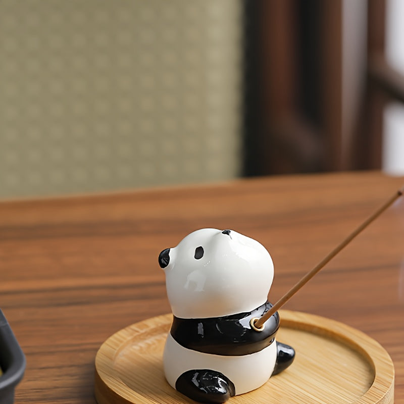 Panda Adorável Para Porta-Incenso - Aroma e Decoração cerâmica