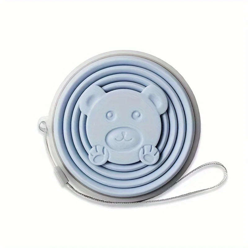 Copo Silicone Portátil Urso