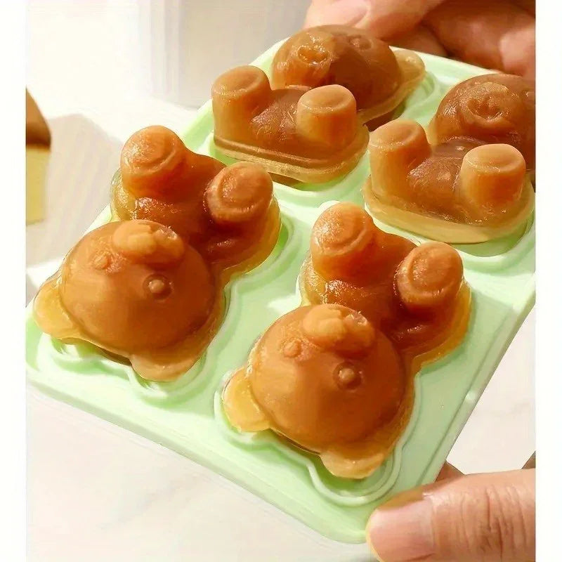 Bandeja Molde de silicone Cubos de Gelo Urso