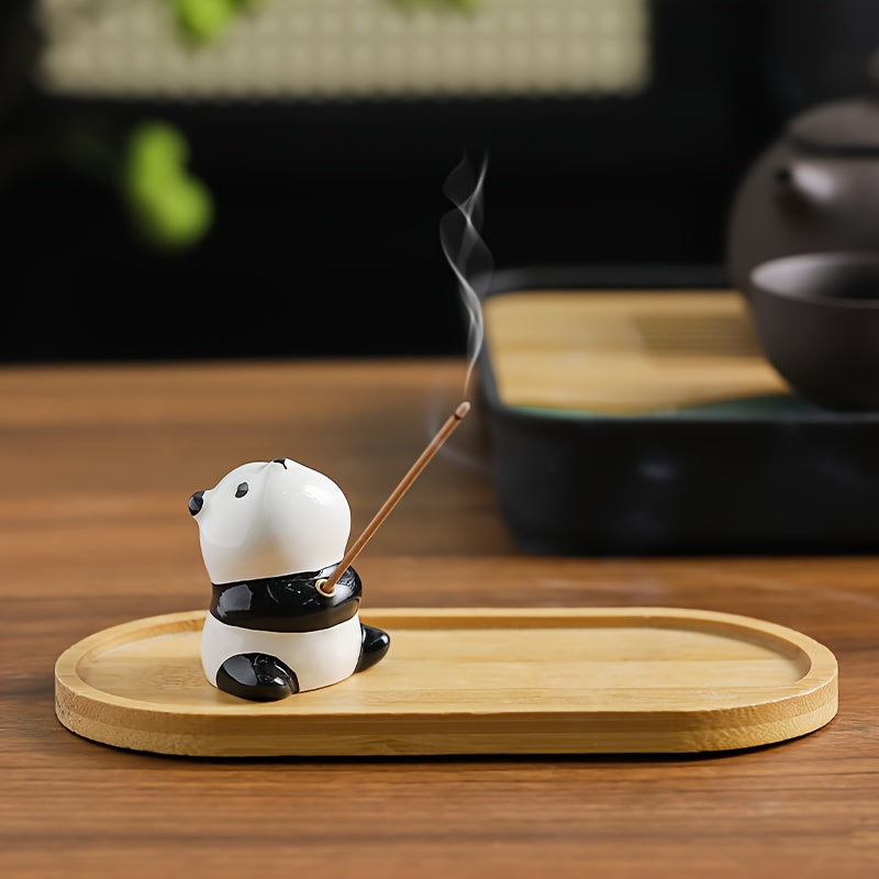 Panda Adorável Para Porta-Incenso - Aroma e Decoração cerâmica