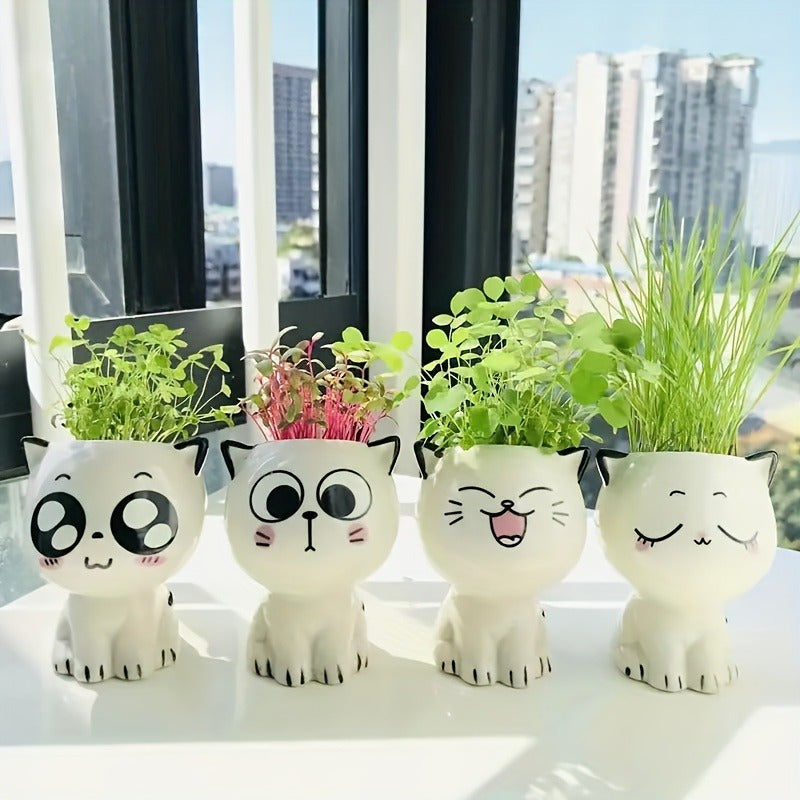 Mimos De Vasos Decoração cerâmica  Gatinhos