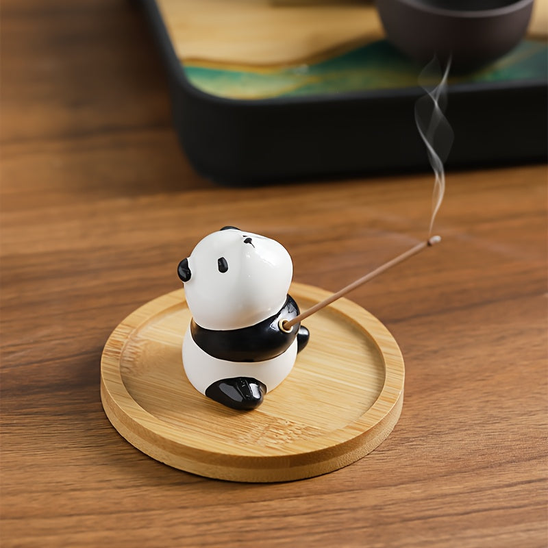 Panda Adorável Para Porta-Incenso - Aroma e Decoração cerâmica