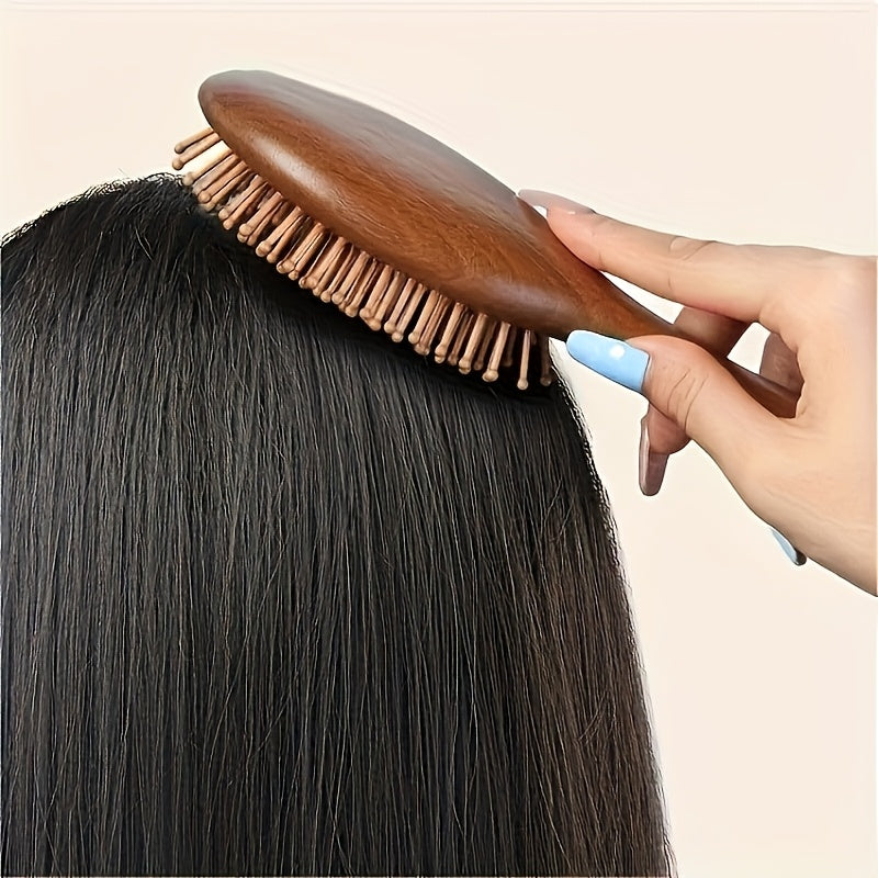 Escova Ecofofo Massager de Couro – 104 Dentes Naturais Anti-Static