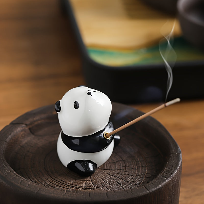 Panda Adorável Para Porta-Incenso - Aroma e Decoração cerâmica