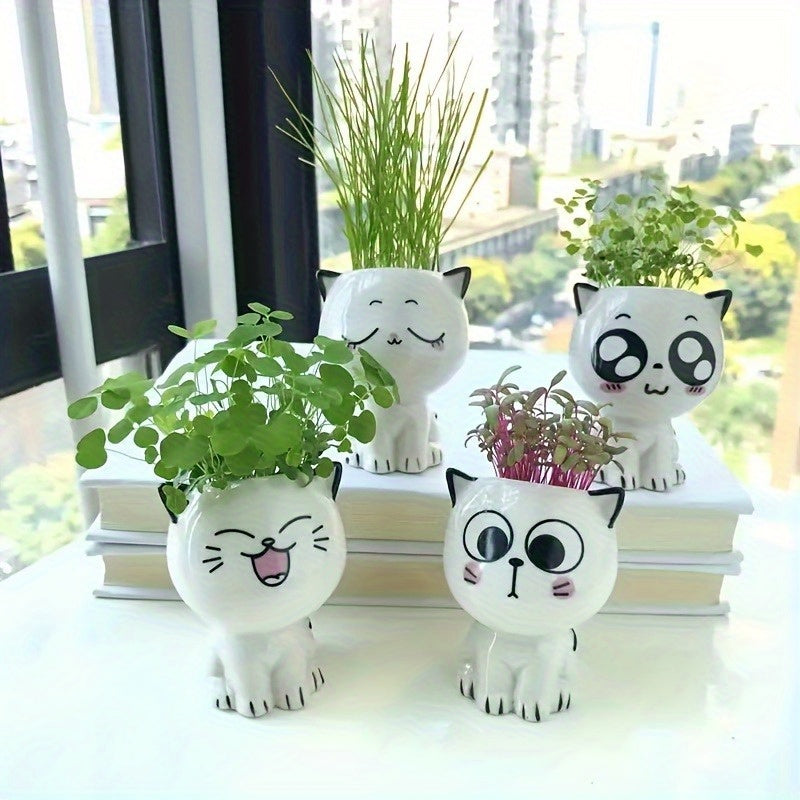 Mimos De Vasos Decoração cerâmica  Gatinhos