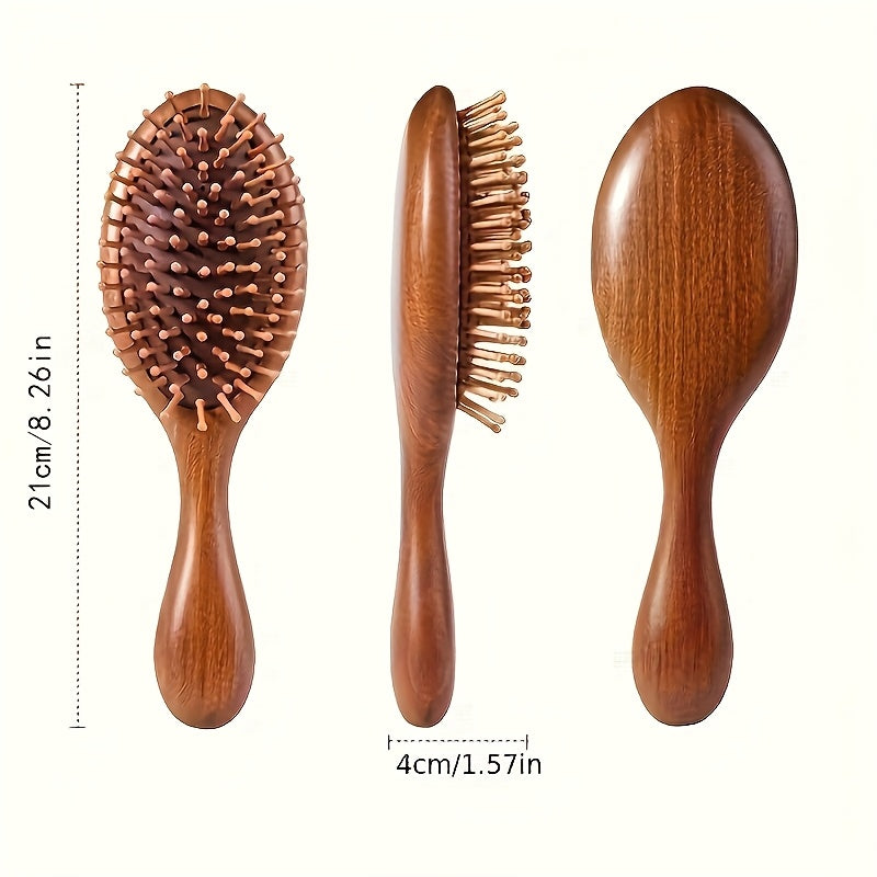 Escova Ecofofo Massager de Couro – 104 Dentes Naturais Anti-Static