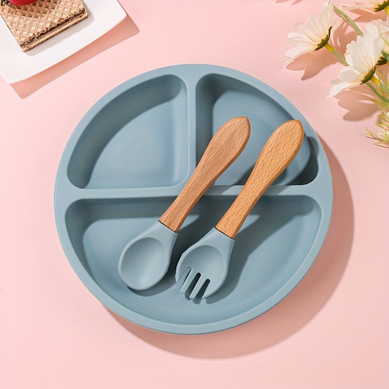 Prato e Talheres Para Alimentação do Seu bebê