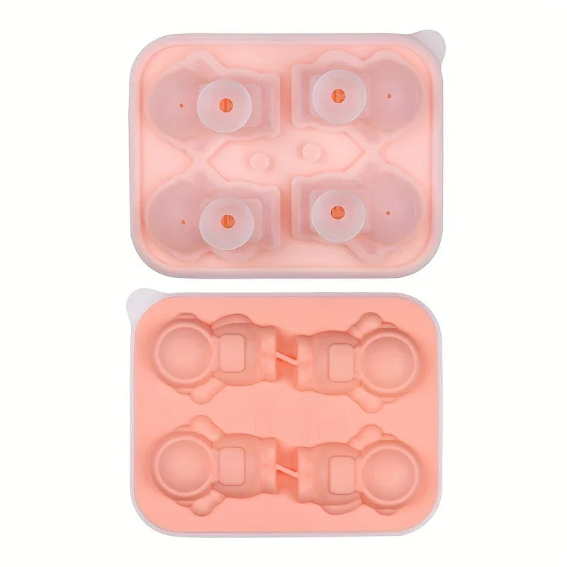 Molde Silicone Cubinhos de Gelo Astronauta Compre 1 e Leve 2