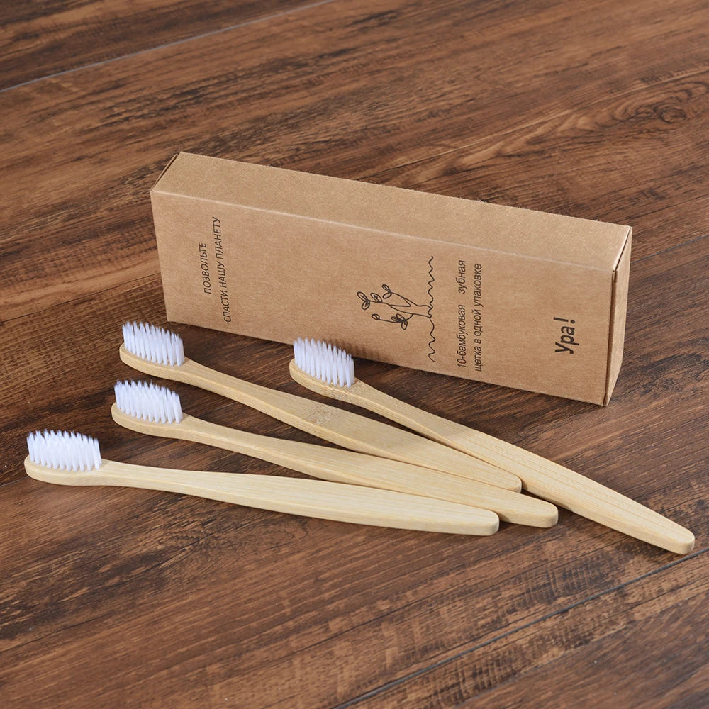 Compre 5 e Leve 10 Escova de Dente Bambu Sustentável