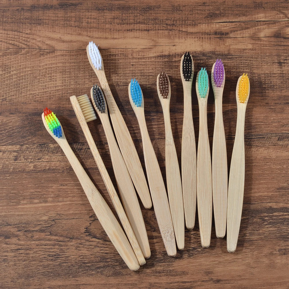 Compre 5 e Leve 10 Escova de Dente Bambu Sustentável