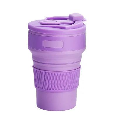 Copo Dobrável Wise de Silicone Portátil 350ml Sustentável