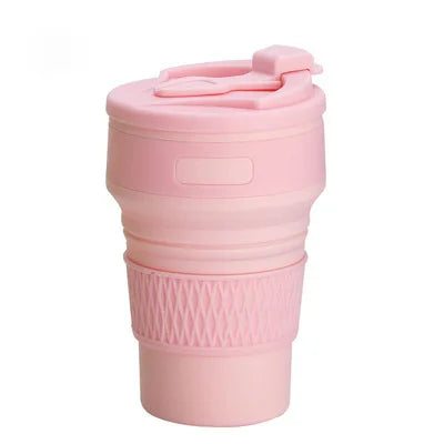 Copo Dobrável Wise de Silicone Portátil 350ml Sustentável