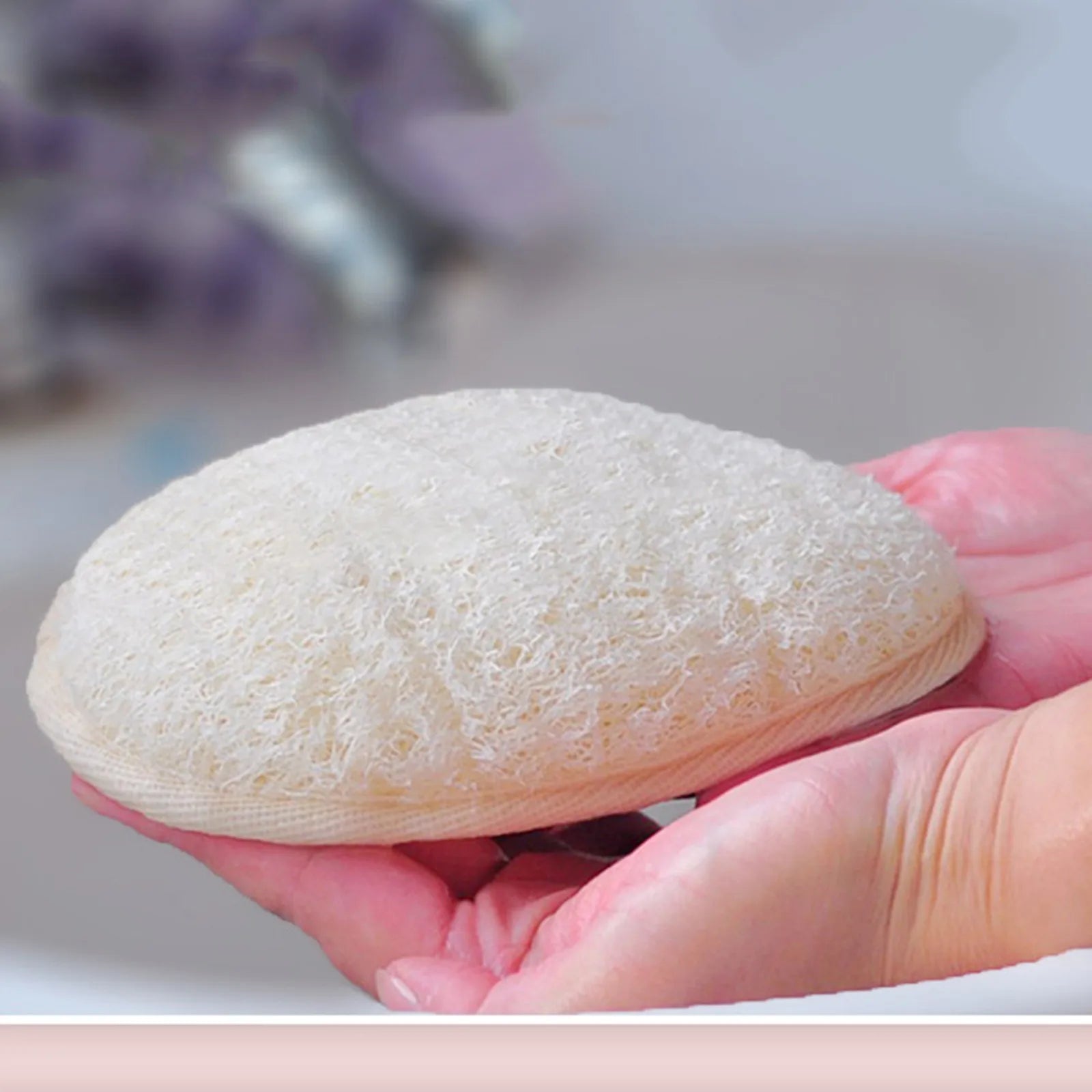 Esponja Esfoliante Natural de Bucha Ecológica e Biodegradaevel