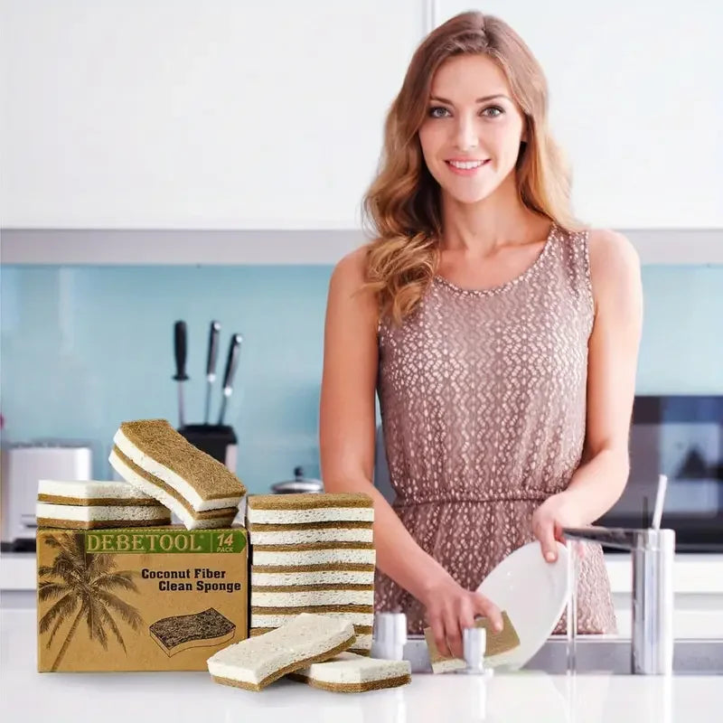 Esponja de Louça Ecológica Biodegradável Premium EcoFofo