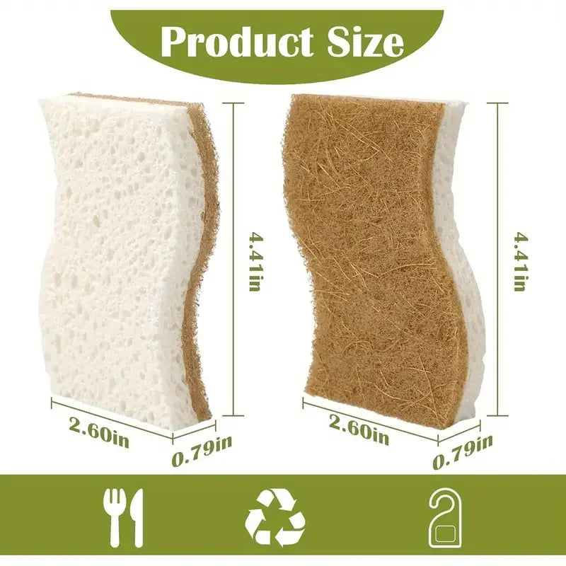 Esponja de Louça Ecológica Biodegradável Premium EcoFofo