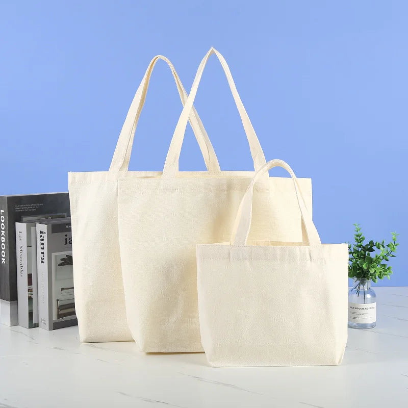 Kit  Ecobags 100% Natural  De Algodão Para Viagens e Compras