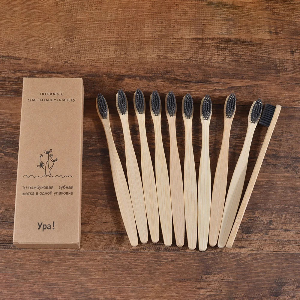 Compre 5 e Leve 10 Escova de Dente Bambu Sustentável