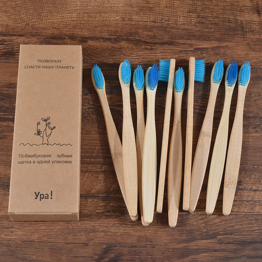 Compre 5 e Leve 10 Escova de Dente Bambu Sustentável