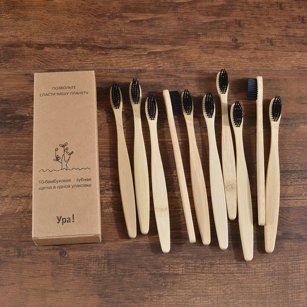 Compre 5 e Leve 10 Escova de Dente Bambu Sustentável