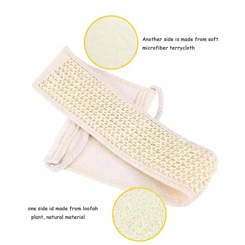 Bucha Esfoliante De Banho 100% Biodegradável de Sisal e Algodão com Alça