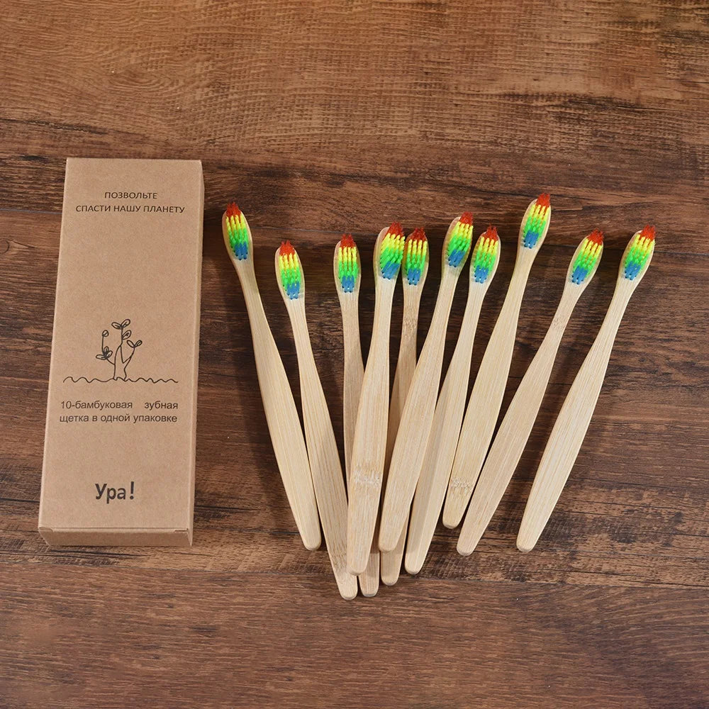 Compre 5 e Leve 10 Escova de Dente Bambu Sustentável