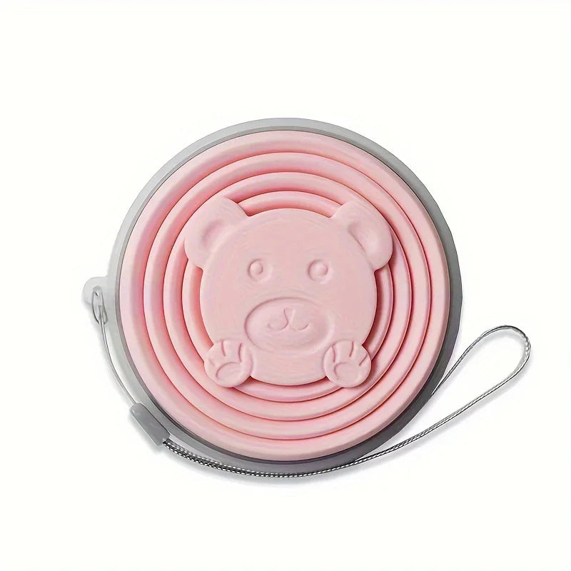 Copo Silicone Portátil Urso