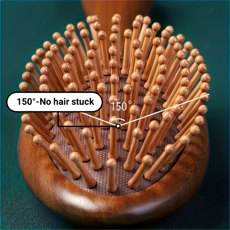Escova Ecofofo Massager de Couro – 104 Dentes Naturais Anti-Static