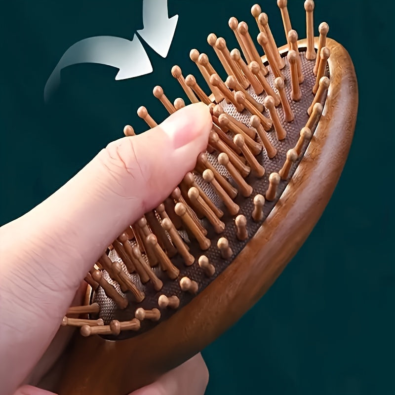 Escova Ecofofo Massager de Couro – 104 Dentes Naturais Anti-Static