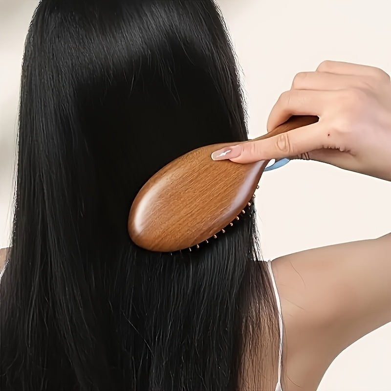 Escova Ecofofo Massager de Couro – 104 Dentes Naturais Anti-Static