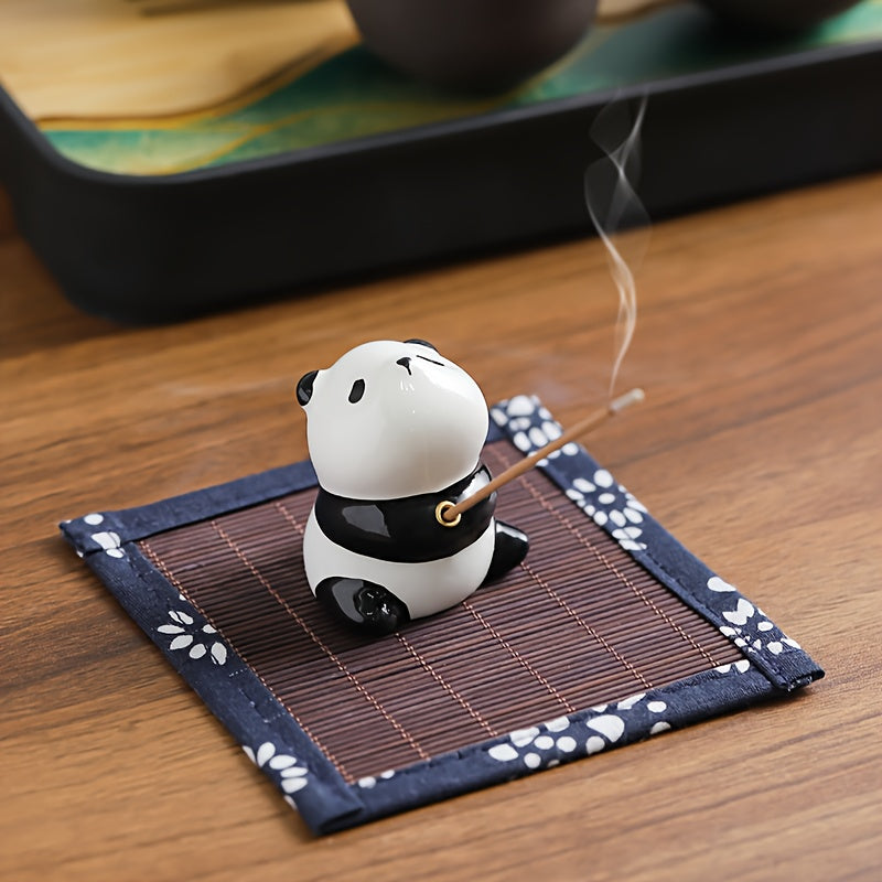 Panda Adorável Para Porta-Incenso - Aroma e Decoração cerâmica