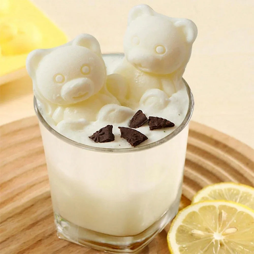 Bandeja Molde de silicone Cubos de Gelo Urso