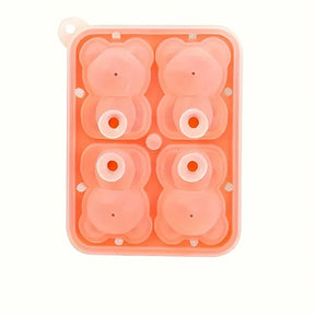 Bandeja Molde de silicone Cubos de Gelo Urso