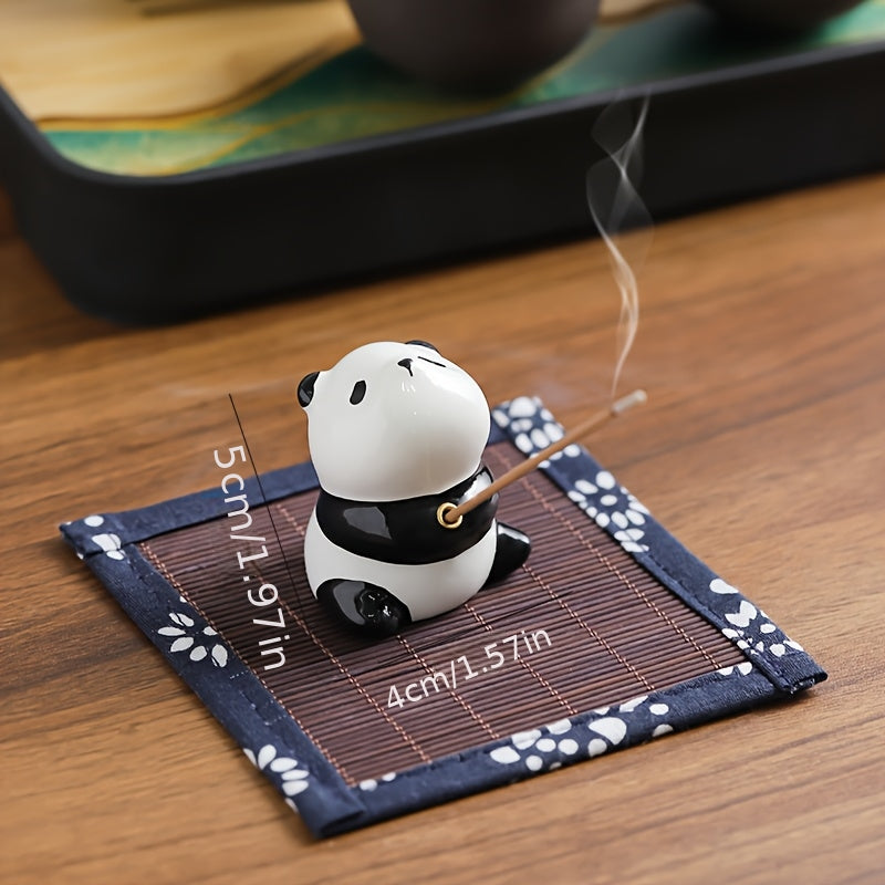 Panda Adorável Para Porta-Incenso - Aroma e Decoração cerâmica