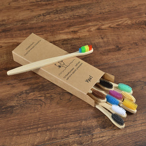 Compre 5 e Leve 10 Escova de Dente Bambu Sustentável