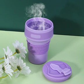 Copo Dobrável Wise de Silicone Portátil 350ml Sustentável
