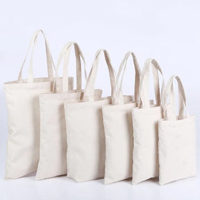 Kit  Ecobags 100% Natural  De Algodão Para Viagens e Compras