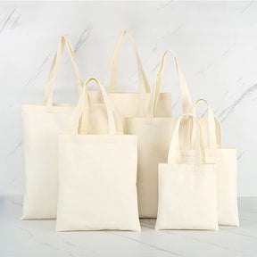 Kit  Ecobags 100% Natural  De Algodão Para Viagens e Compras