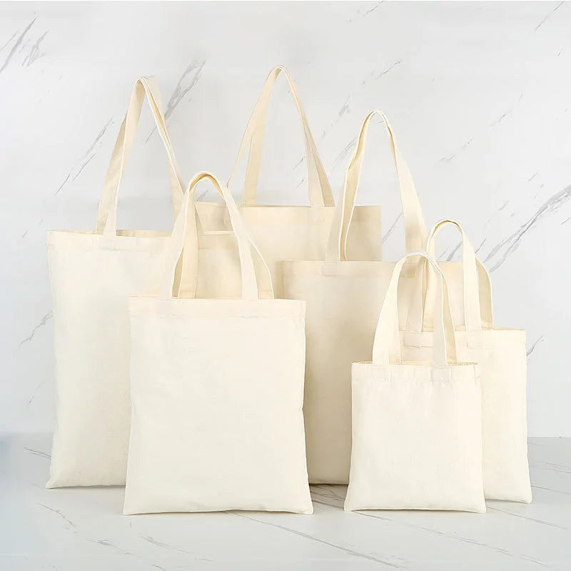 Kit  Ecobags 100% Natural  De Algodão Para Viagens e Compras