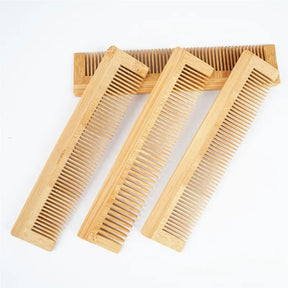 Pente 100% Biodegradável De Bambu Natural Antiestático