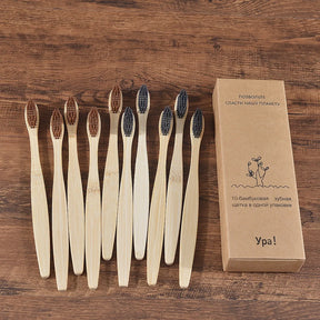 Compre 5 e Leve 10 Escova de Dente Bambu Sustentável