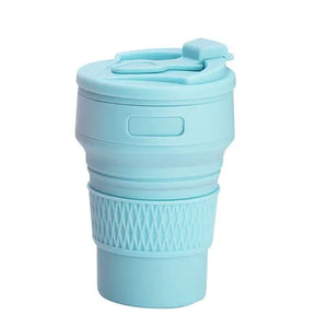 Copo Dobrável Wise de Silicone Portátil 350ml Sustentável