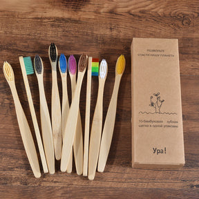 Compre 5 e Leve 10 Escova de Dente Bambu Sustentável