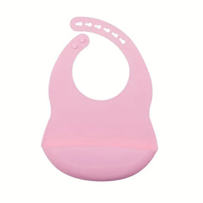 Babador Com Pega Migalhas Para Bebê de Silicone Ajustável