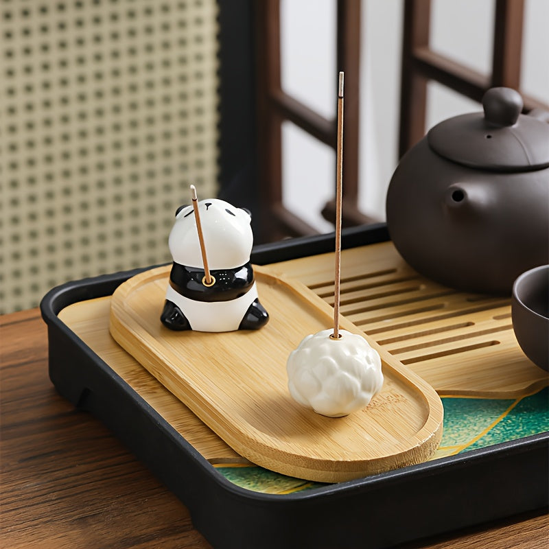 Panda Adorável Para Porta-Incenso - Aroma e Decoração cerâmica