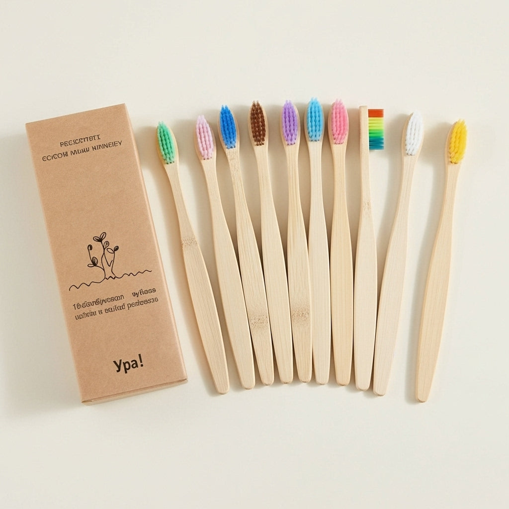 Compre 5 e Leve 10 Escova de Dente Bambu Sustentável