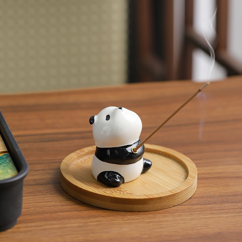 Panda Adorável Para Porta-Incenso - Aroma e Decoração cerâmica