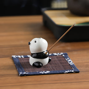 Panda Adorável Para Porta-Incenso - Aroma e Decoração cerâmica
