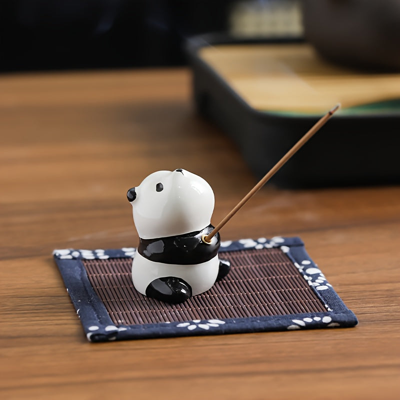 Panda Adorável Para Porta-Incenso - Aroma e Decoração cerâmica